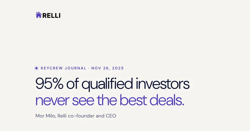 Mor Milo: 95% of Qualified Real Estate Investors Never See the Best Deals