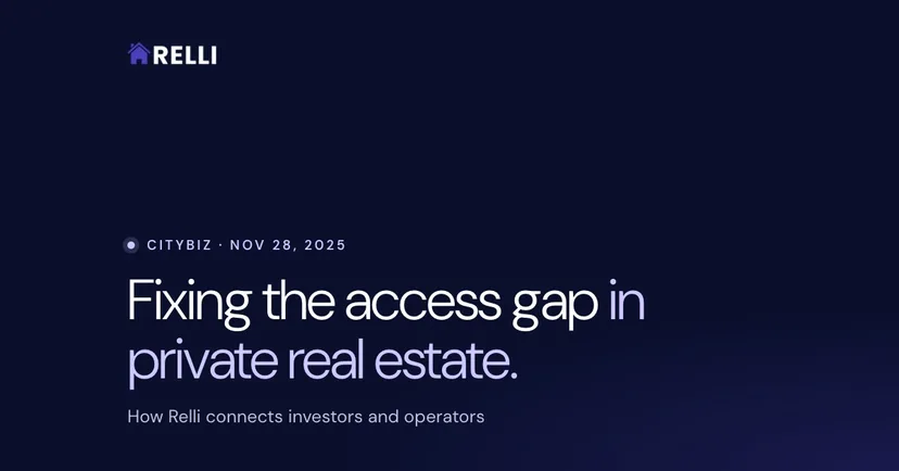 PropTech Platform Addresses Market Inefficiency Where Qualified Investors Miss High-Return Opportunities Due to Access Barriers