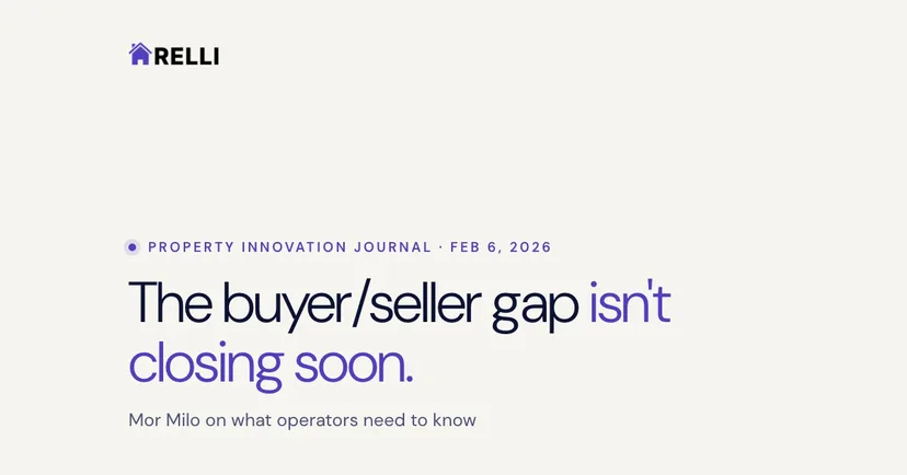 Mor Milo: The Buyer/Seller Gap Isn’t Closing Anytime Soon: What Real Estate Operators Need to Know