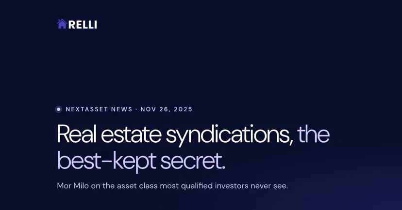 Mor Milo: How Real Estate Syndications Became the Investment World's Best-Kept Secret