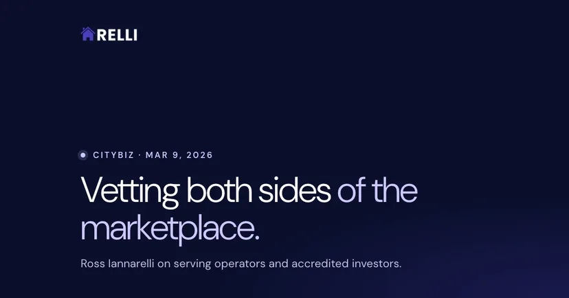 PropTech Platform Manages Complexity of Serving Both Real Estate Operators and Accredited Investors Through Systematic Vetting and Data Security
