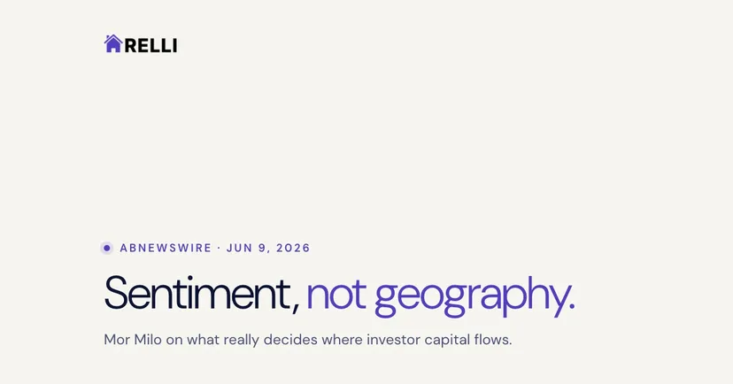 Market Sentiment, Not Geography, Determines Where Investor Capital Actually Flows