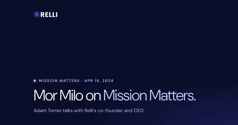 Mor Milo on Mission Matters: Leveling the Playing Field for Everyday Real Estate Investors